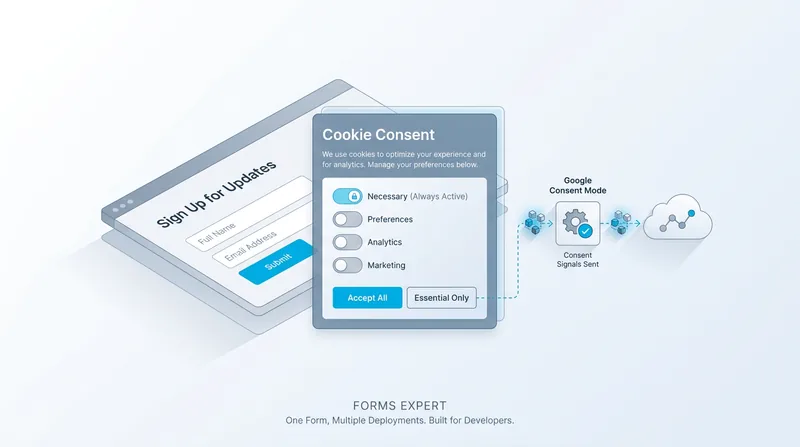 GDPR Cookie Consent, Built Into the Form