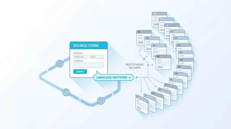 Translate a Form Into 30 Languages Without a Separate Vendor